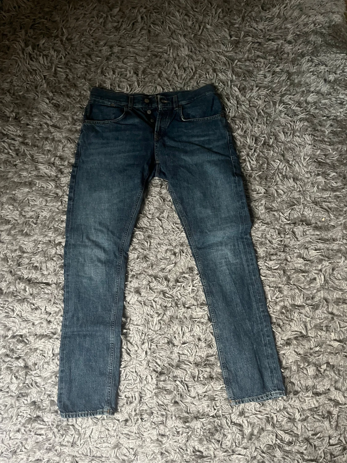 Blå slim fit jeans från Dondup