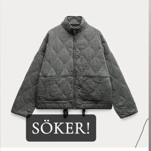 Grå quiltad Zara jacka - Söker i storlek M/L, Alla priser 