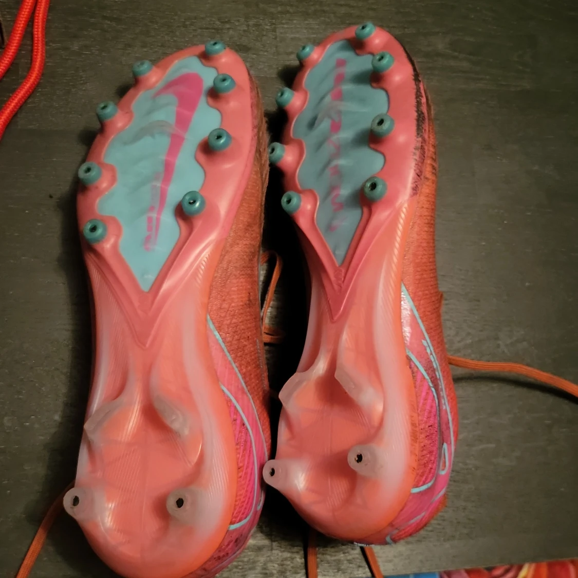 Nike Mercurial fotbollsskor röd/blå - 1