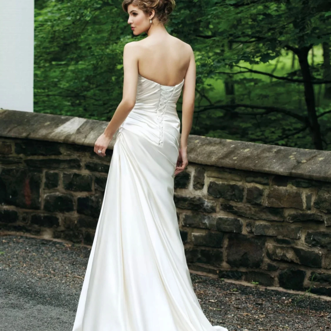 Champagnefärgad långklänning Sincerity - 2