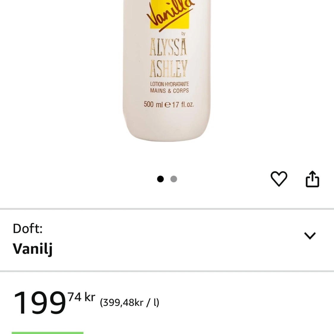 Vanilla Body Lotion 500 ml - 1