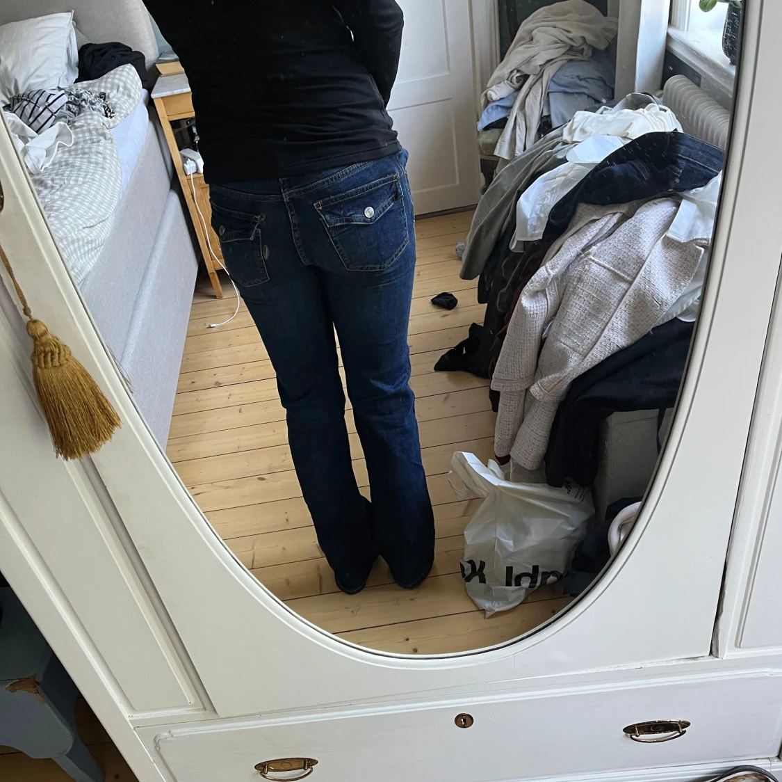Blå 157 jeans bootcut - 1