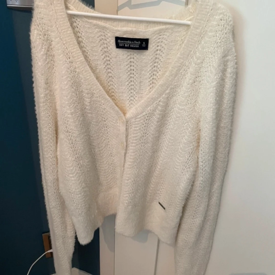 Vit kofta från Abercrombie & Fitch - 1