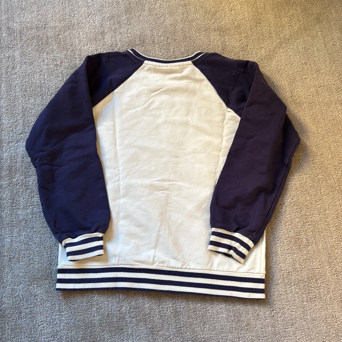 Pingvintröja från Mini Rodini, blå/vit - 1