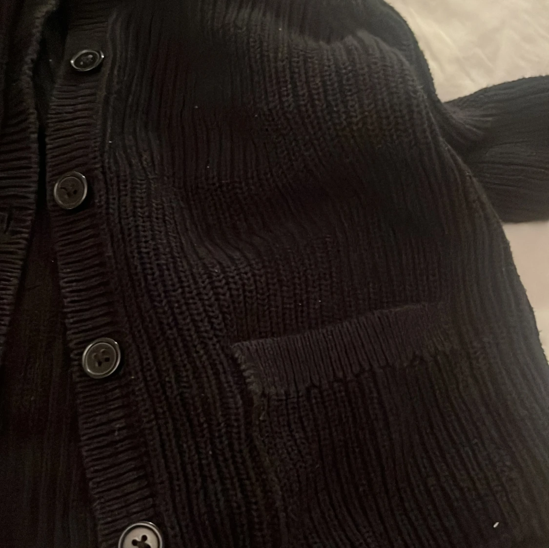 Svart kofta från Lindex med knappar - 1