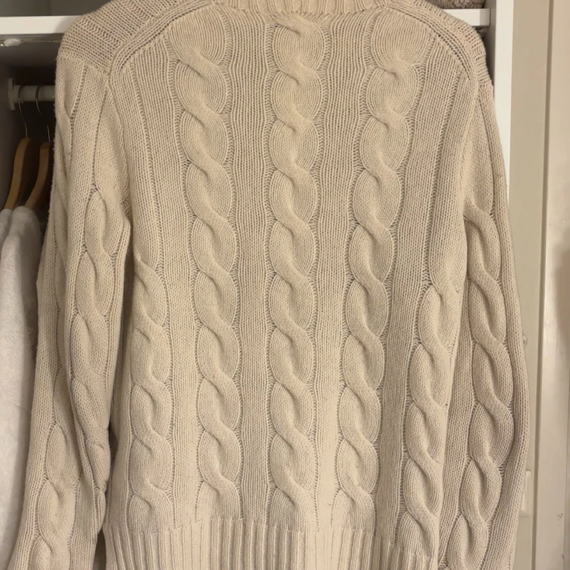 Beige kabelstickad tröja Polo Ralph Lauren - 2