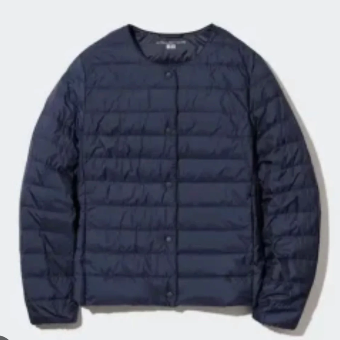 Lätt dunjacka från Uniqlo, blå & vit - 2