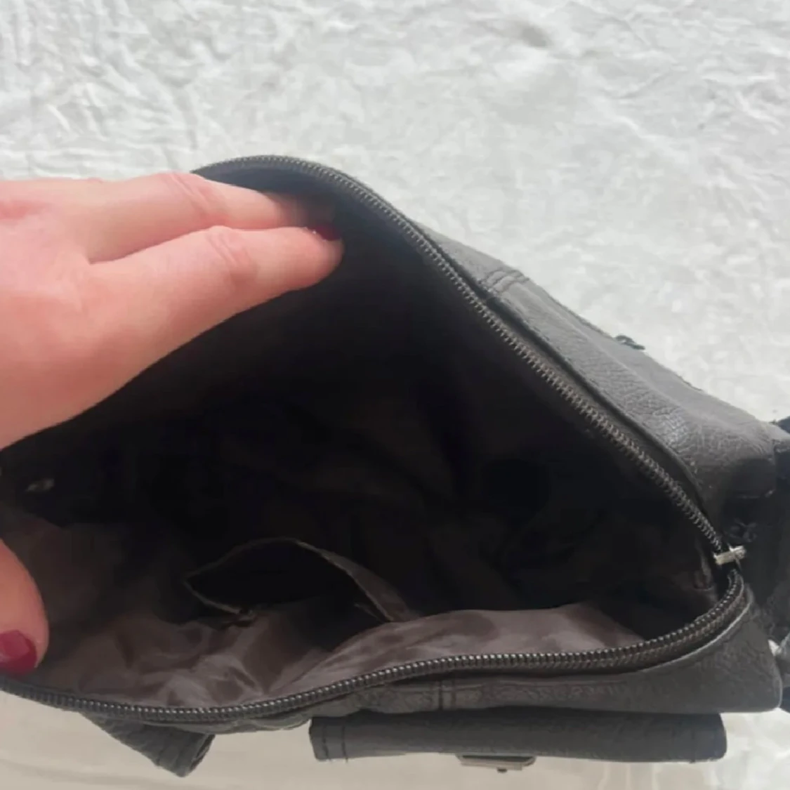 Brun läderväska - 2