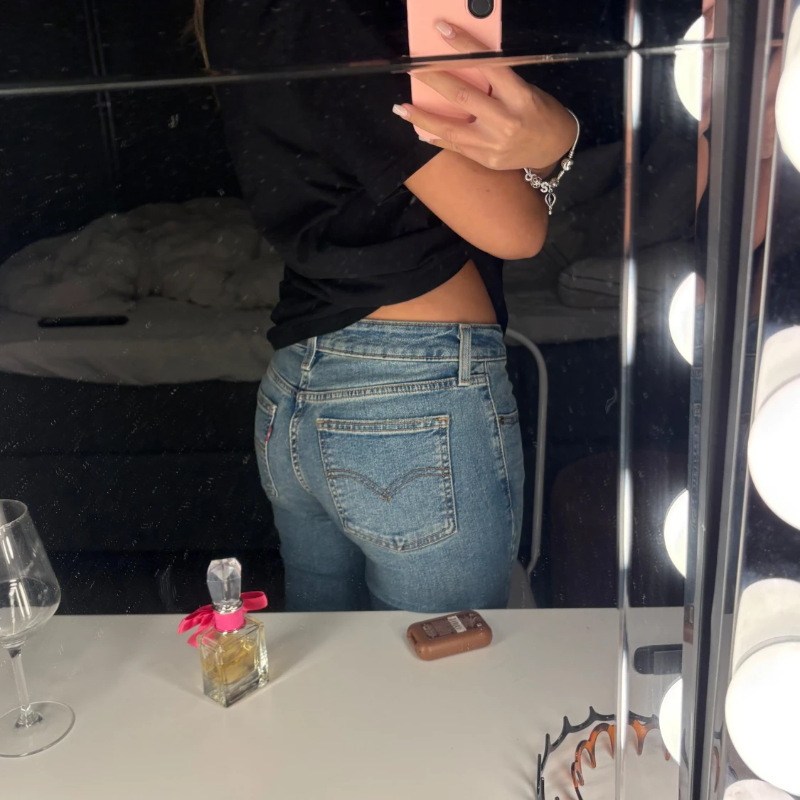 Levi's Superlow Bootcut jeans ljusblå