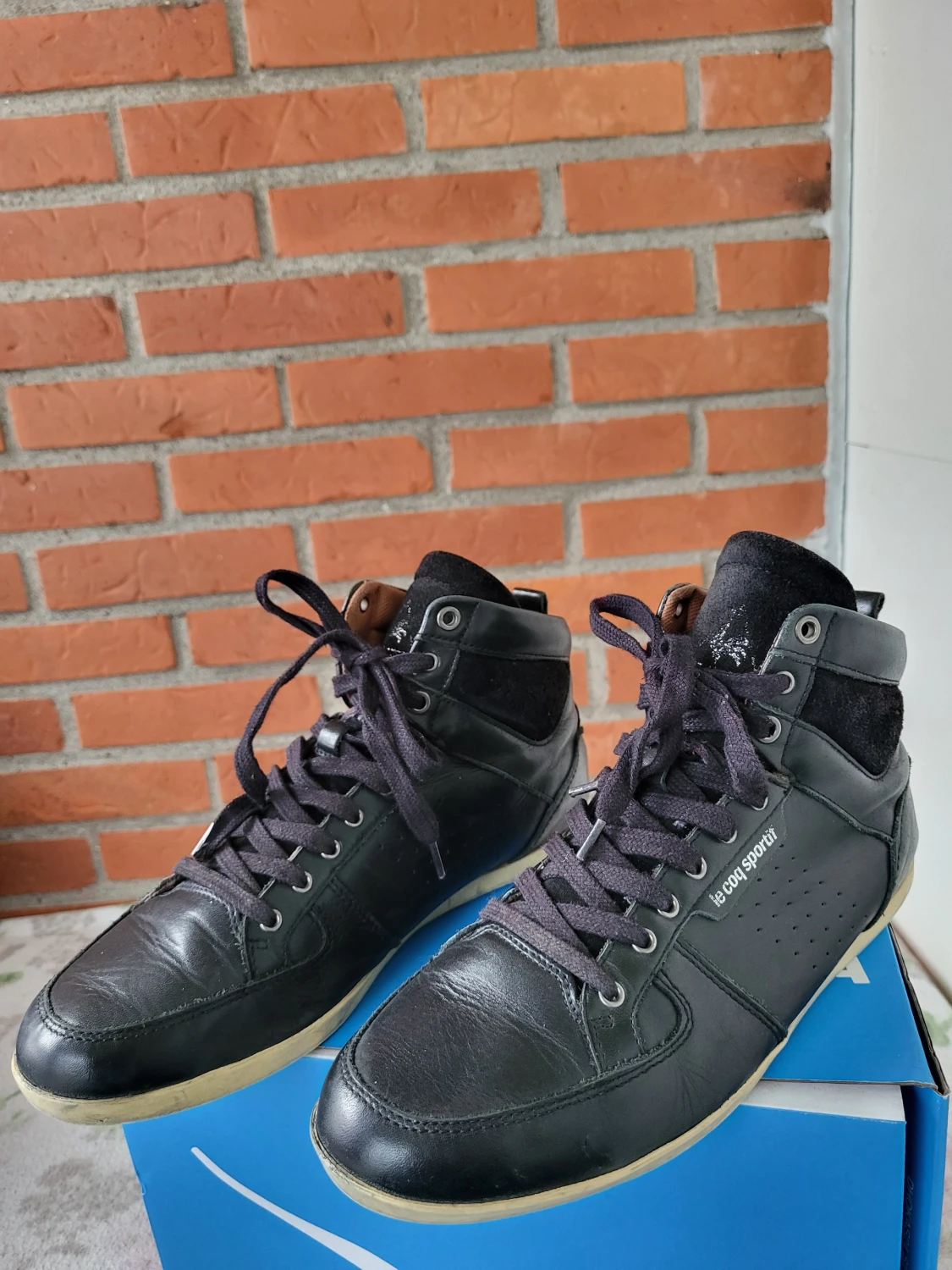 Svarta Le Coq Sportif sneakers high 42 - 1