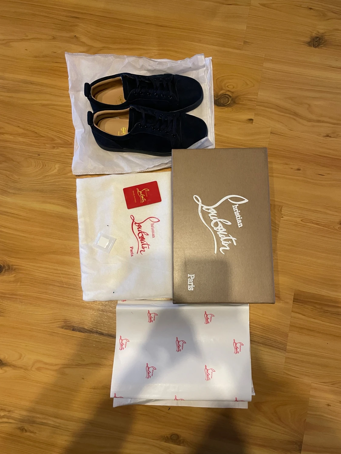 Mörkblå sneakers från Christian Louboutin - 2