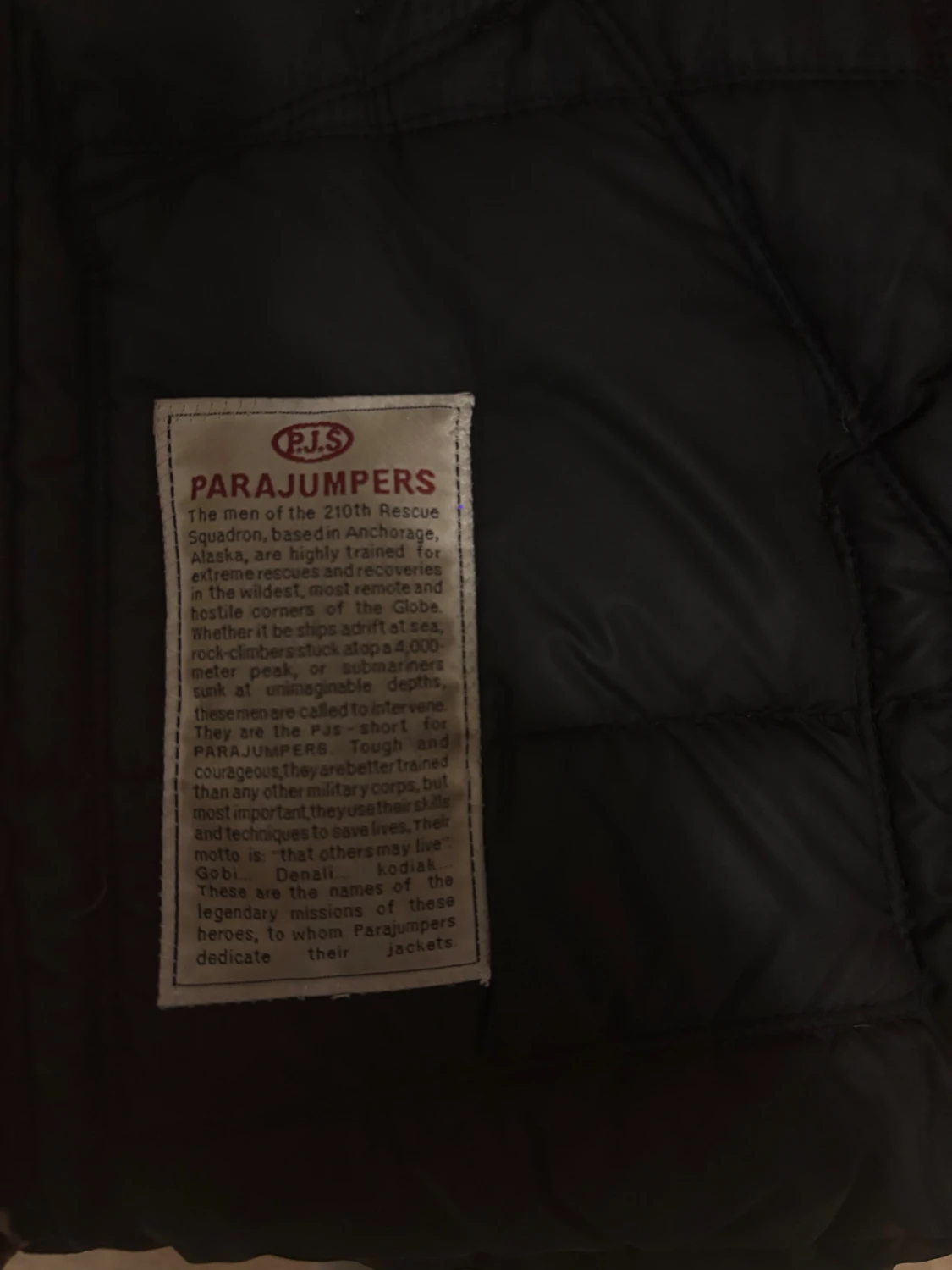 Svart dunjacka Parajumpers med päls - 3