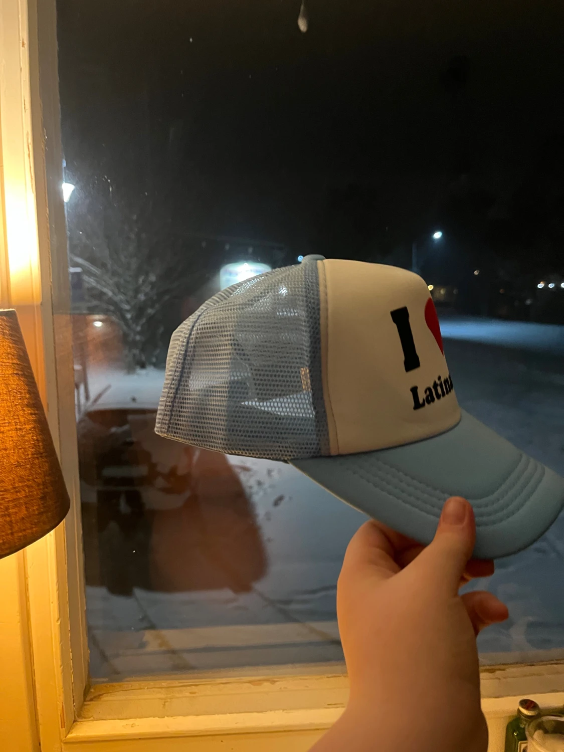 I Love Latinas ljusblå truckerkeps - 2