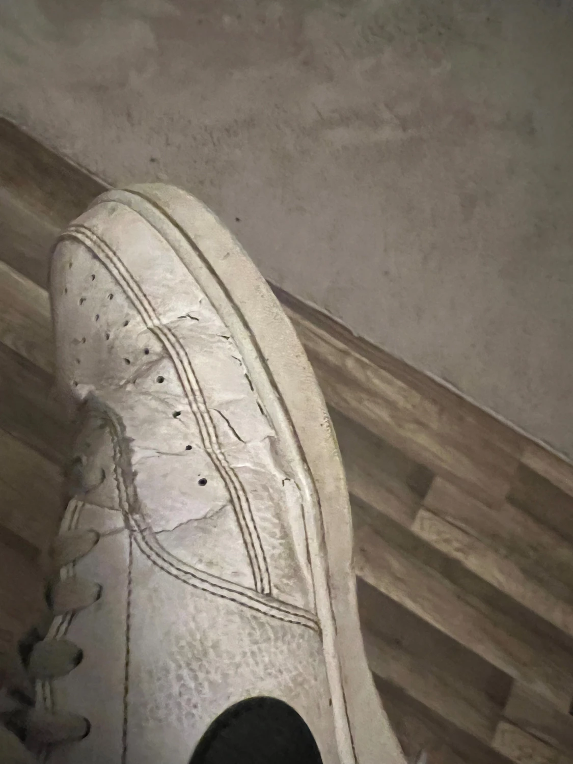 Nike Blazer Mid vit/svart skinn - 2