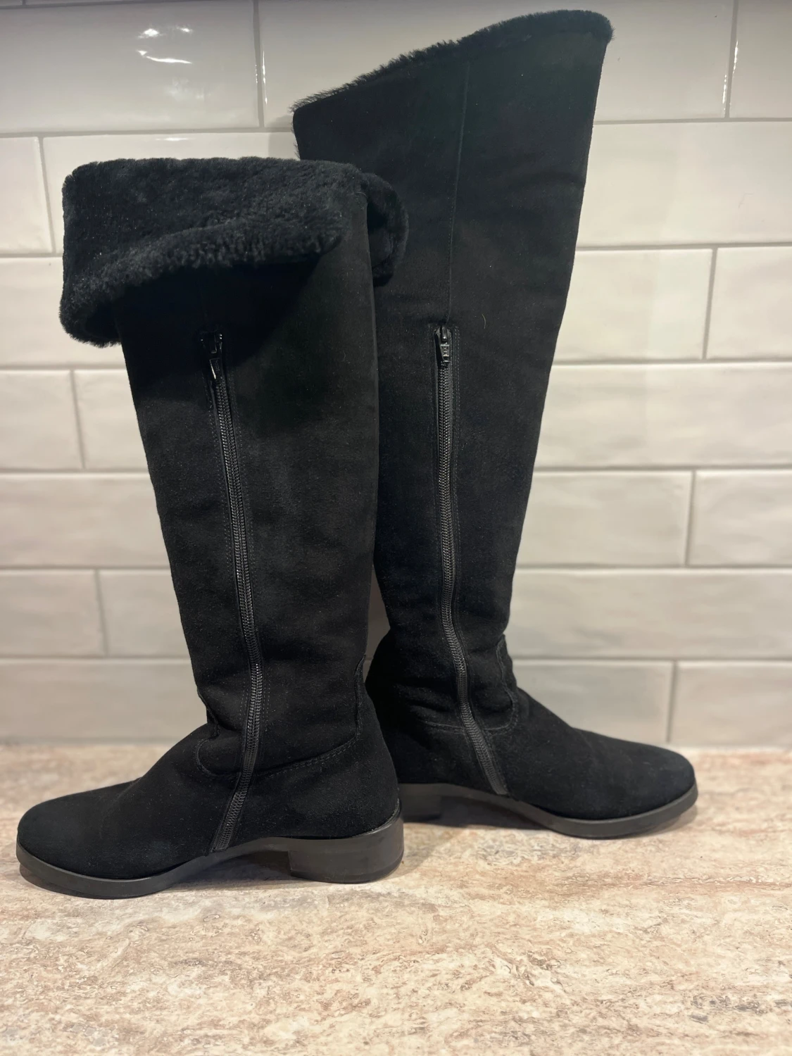 Svarta mockastövlar Marzio strl 36,5 - 3