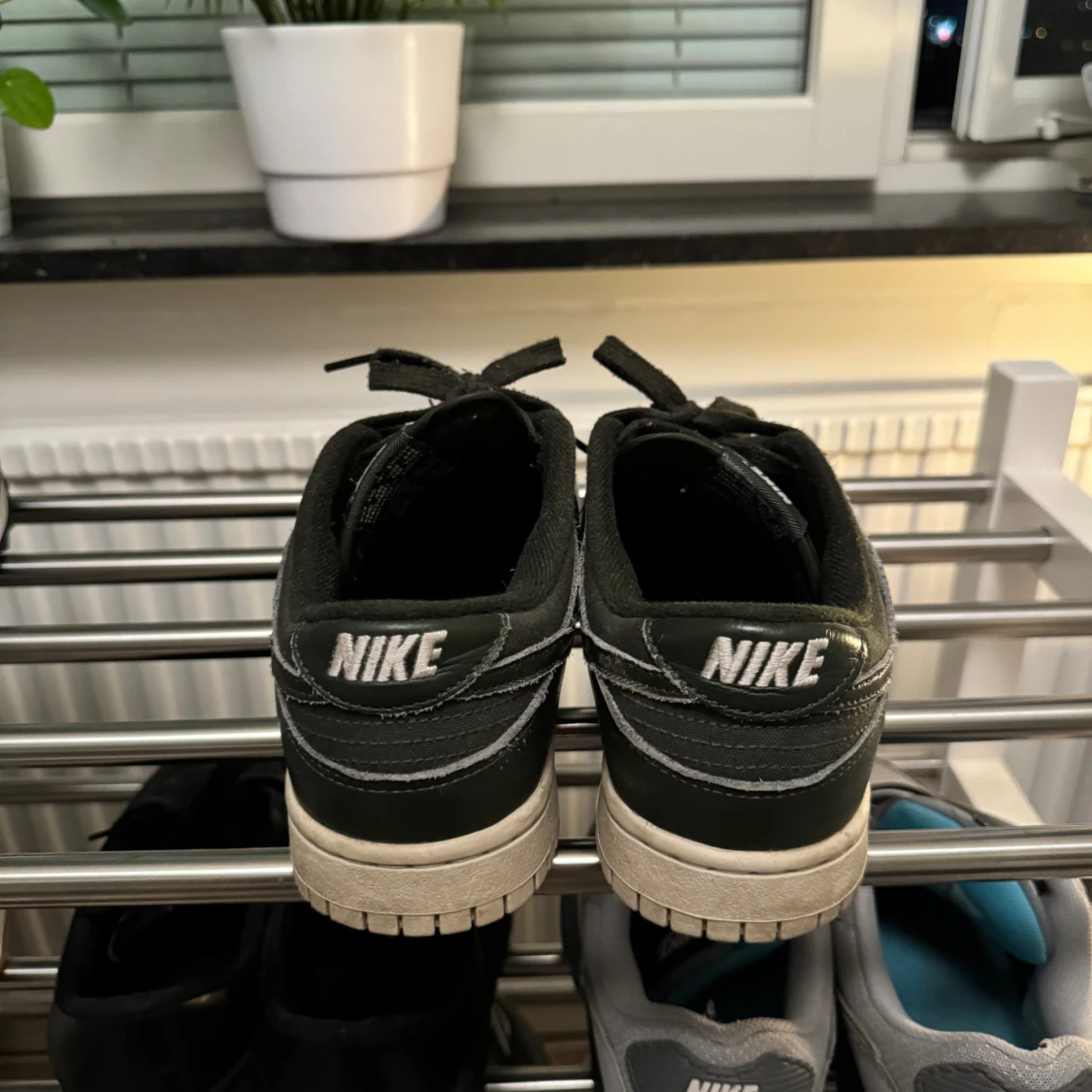 Mörk gröna Nike Dunk sneakers - 2