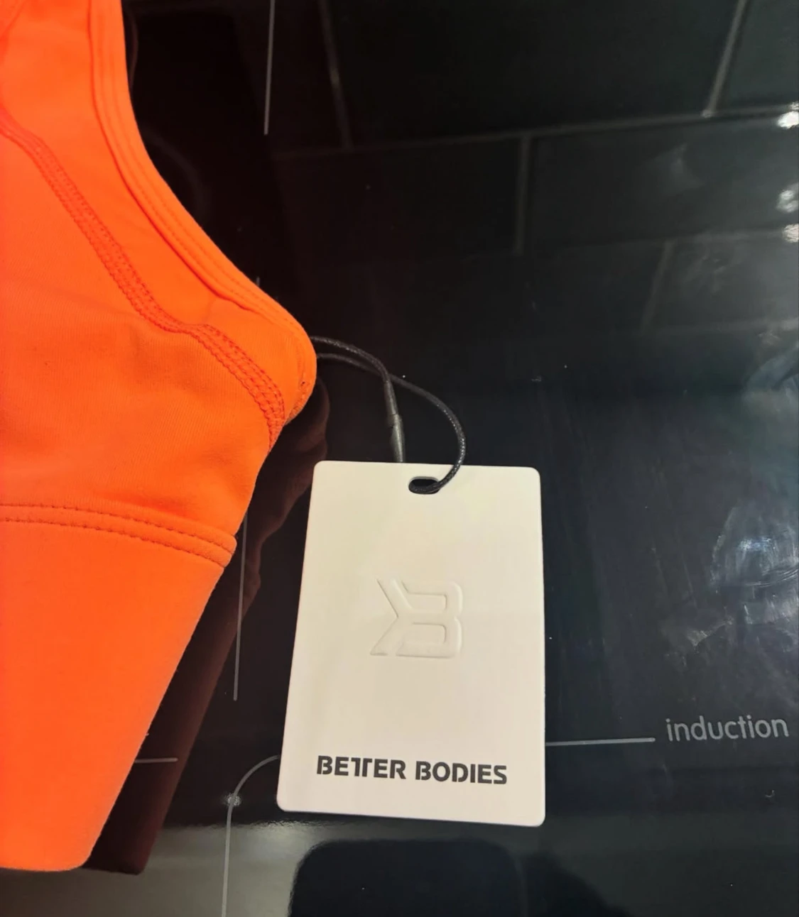 Orange sportig linnetopp från Better Bodies - 2