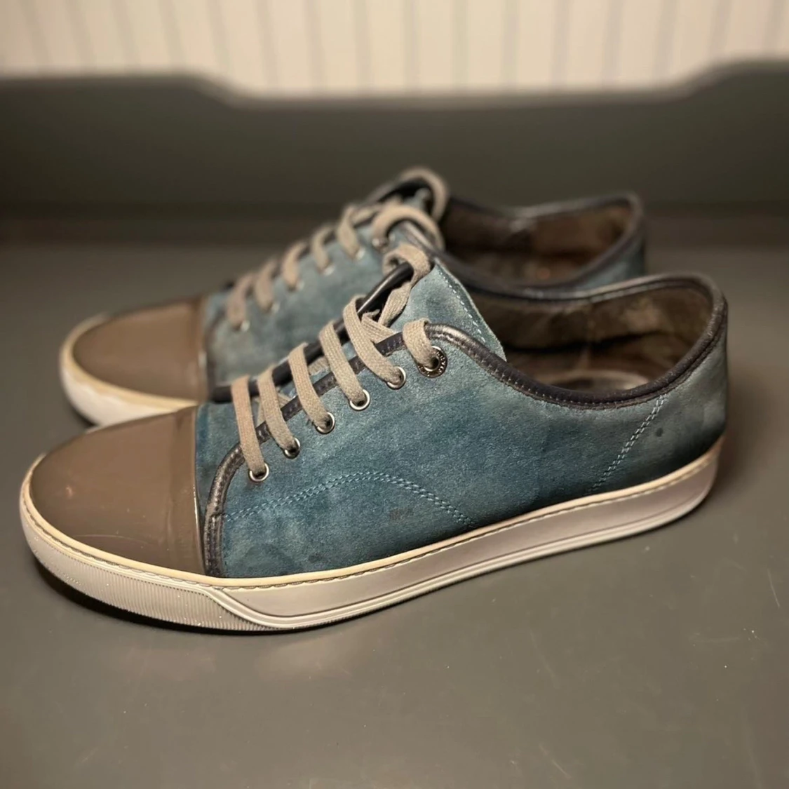 Ljusblå Lanvin Cap Toe Dbb1 - 1