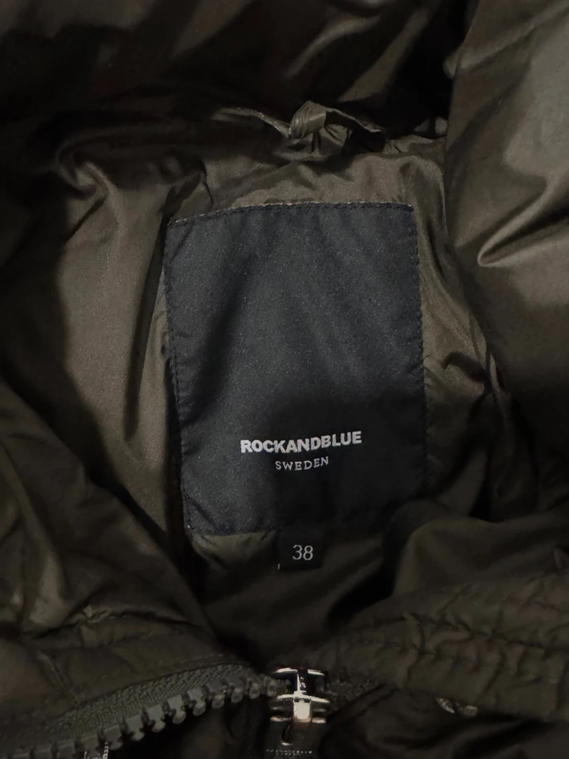 Rockandblue brun dunjacka med päls - 2