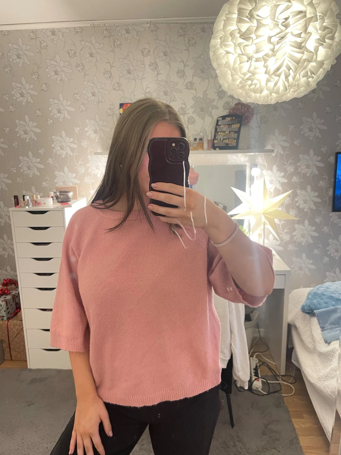 Trekvart stickad  - 2