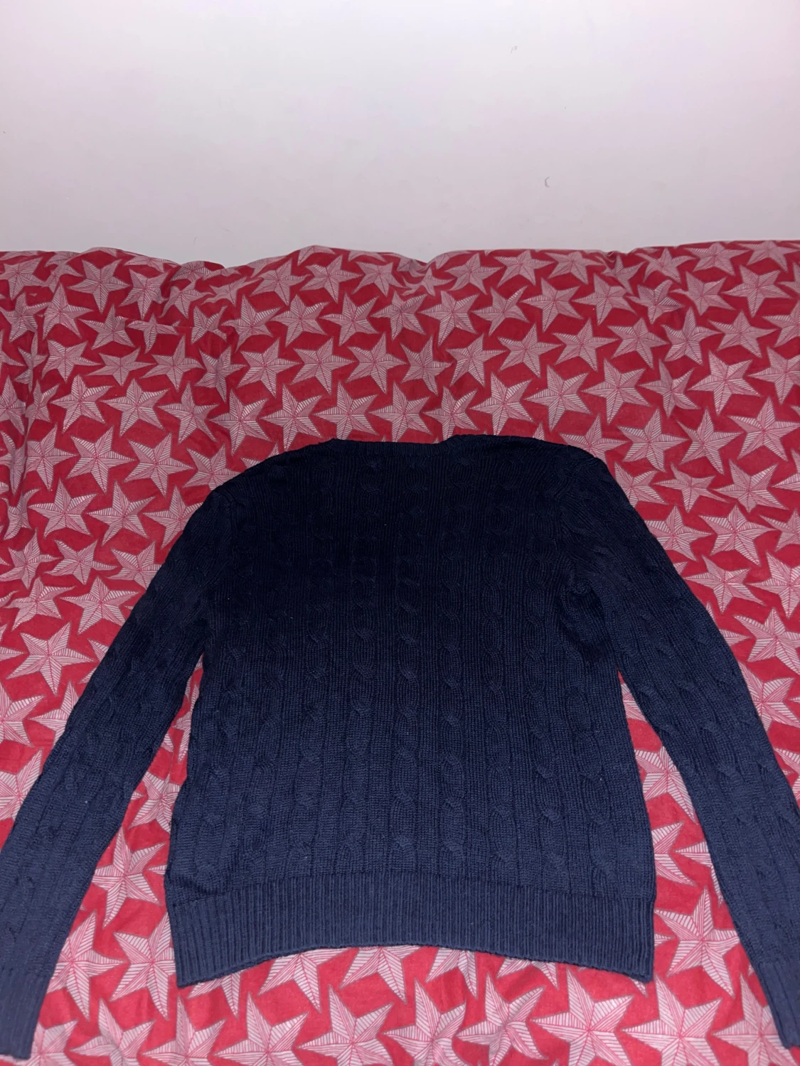 Marinblå stickad tröja Polo Ralph Lauren - 1