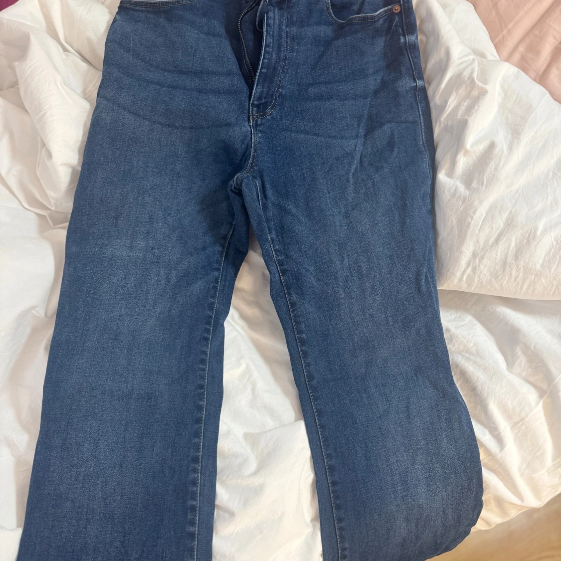 Blå jeans Mira från Lindex, strl 44 - 2