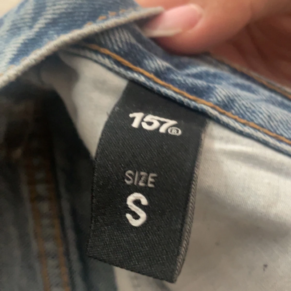 Blå jeansshorts från Lager 157 - 4