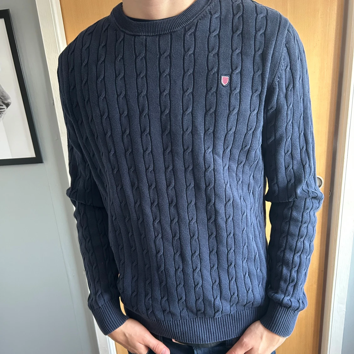 Bondelid kabelstickad tröja - 2