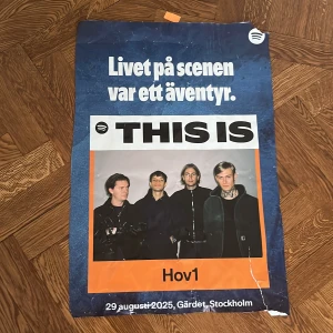 Blå hov1 affisch  - Skick-se bild 