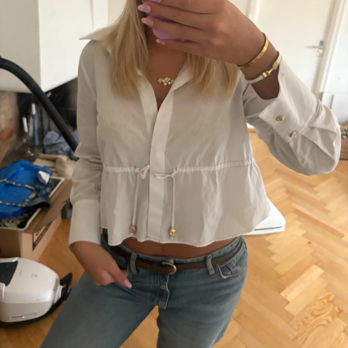 vit skjorta från zara - 1