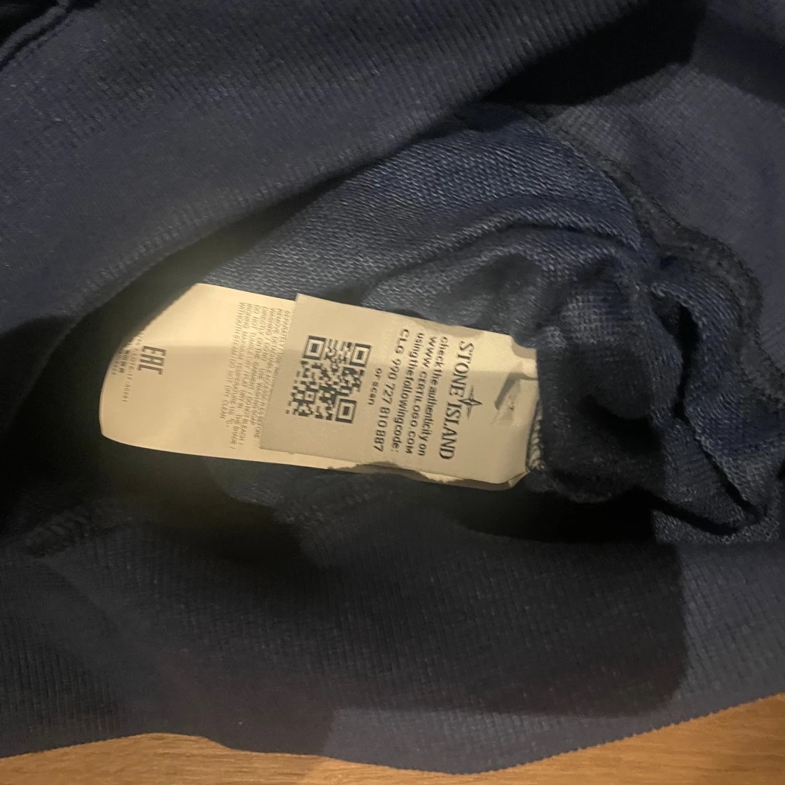 Blå Stone Island sweatshirt - 3