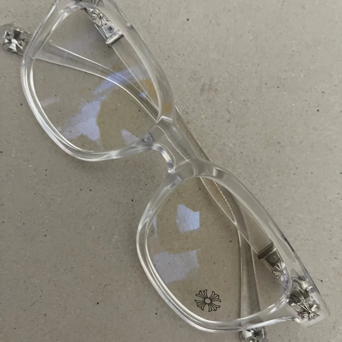 Chrome heart glasses  - 1