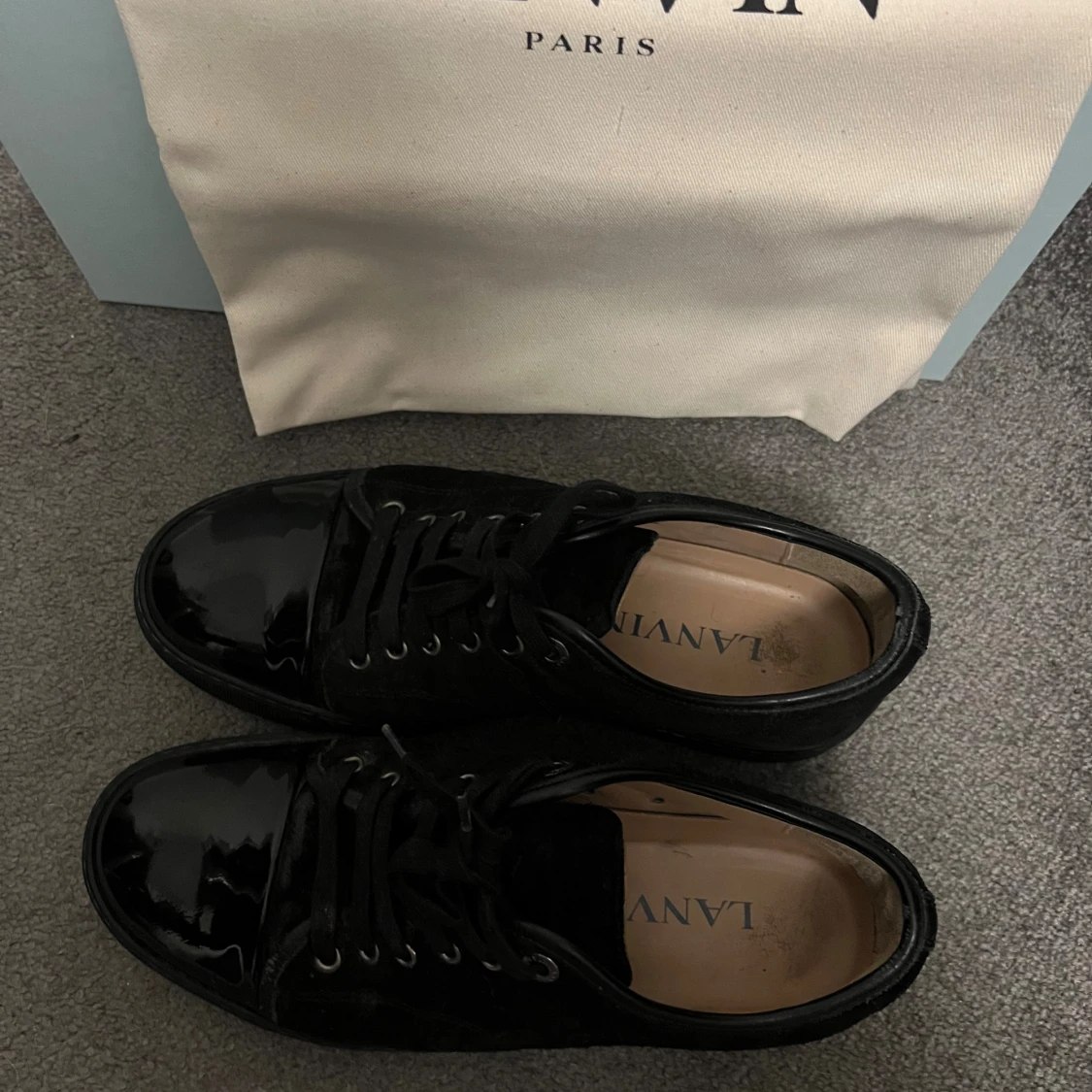 Lanvins Sneakers helsvarta  - 2