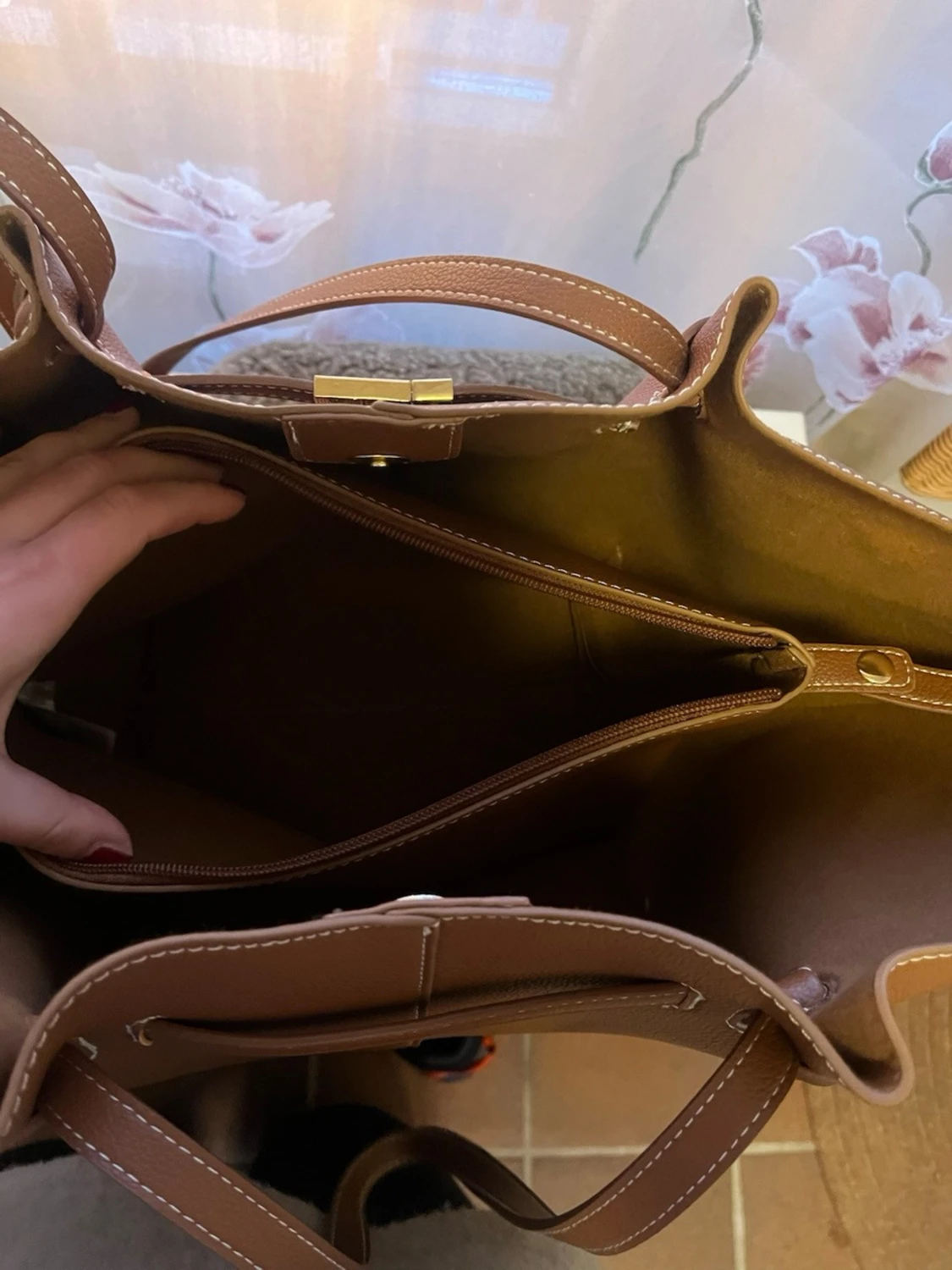 Brun axelväska - 3