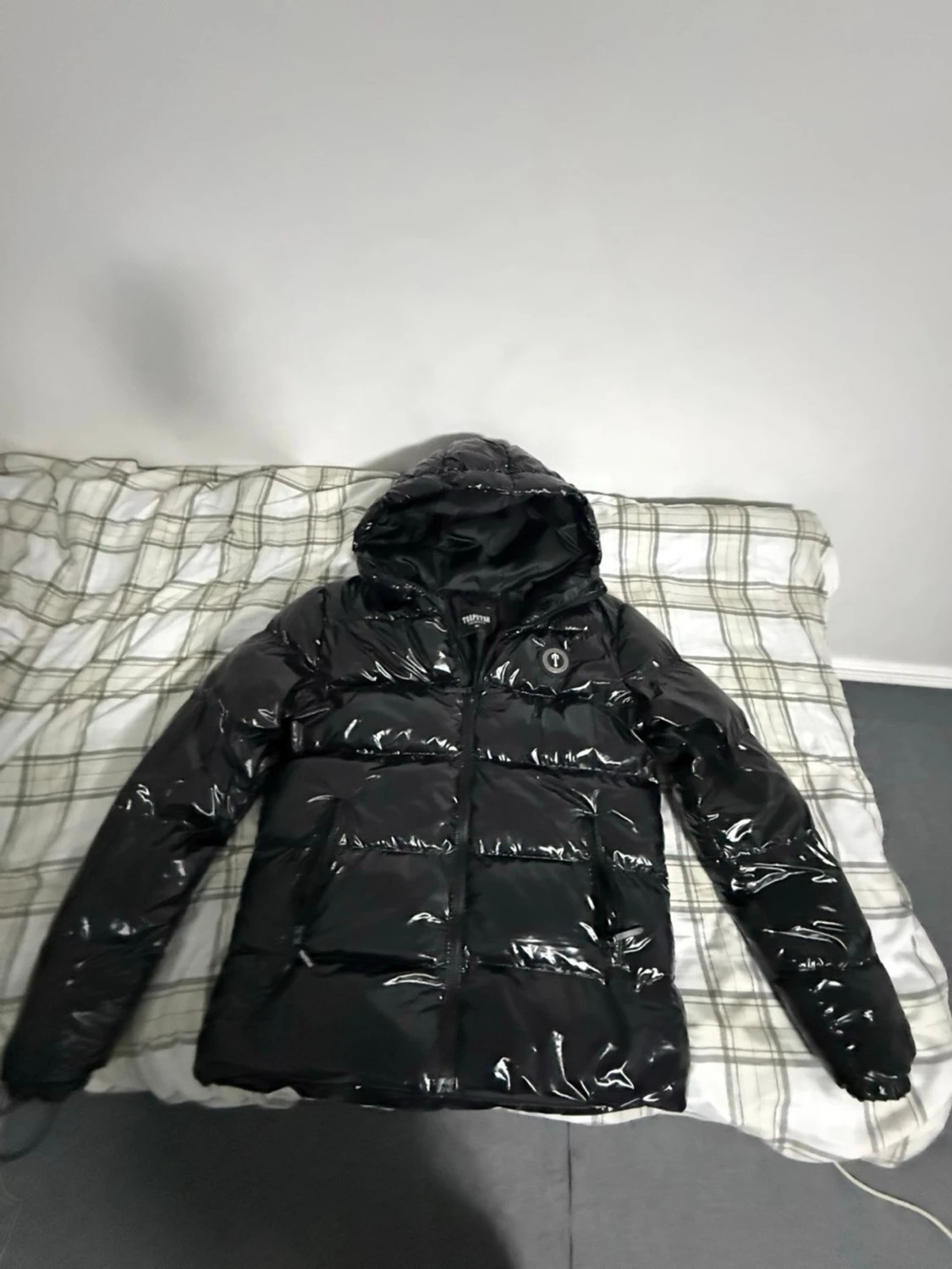 Svart pufferjacka från Trapstar