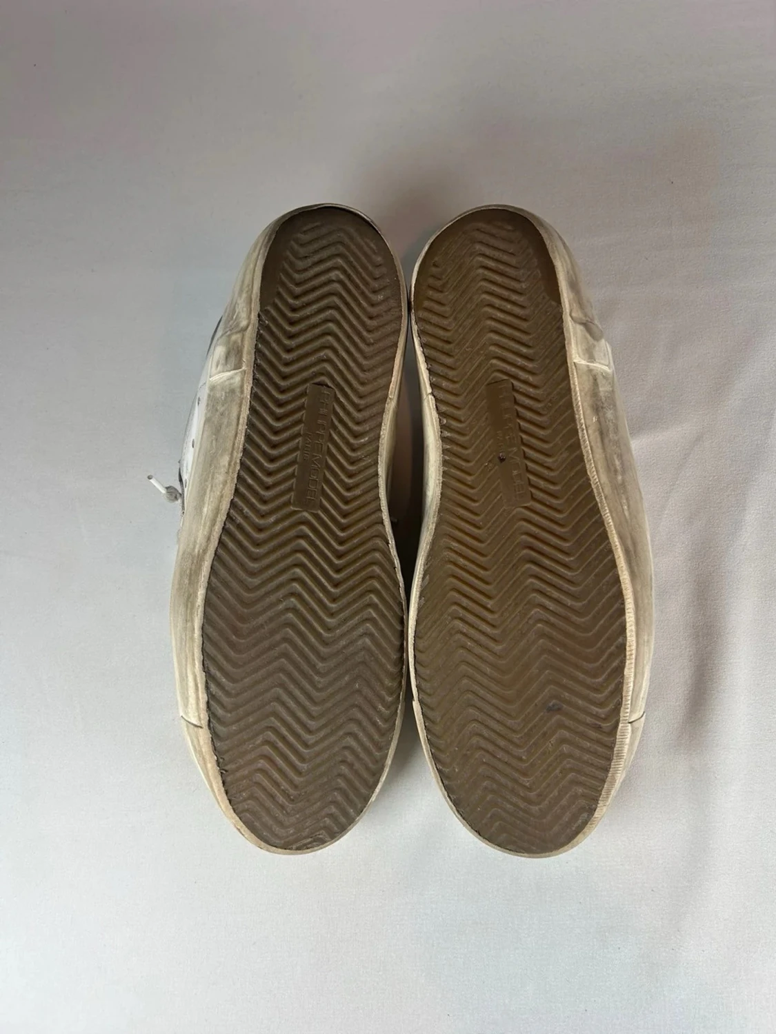 Philippe Model vita sneakers med grå detaljer - 5