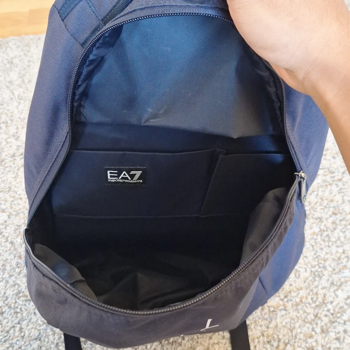 Mörkblå Emporio Armani EA7 x Italia ryggsäck - 2