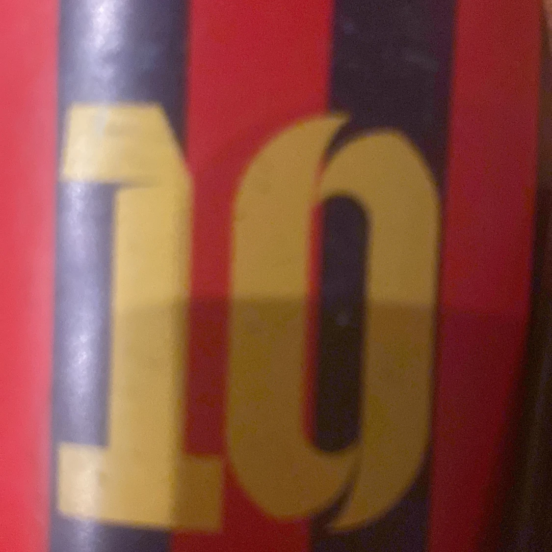 Shinpads med nummer 10, röd/blå - 2