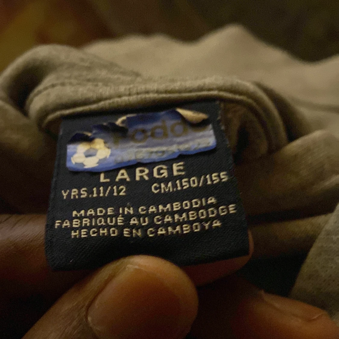 Grå Champion hoodie med huva - 2