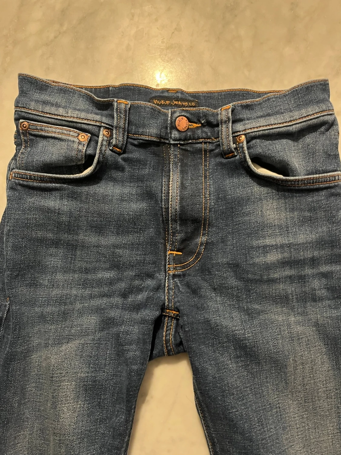 Blå jeans från Nudie Jeans Co