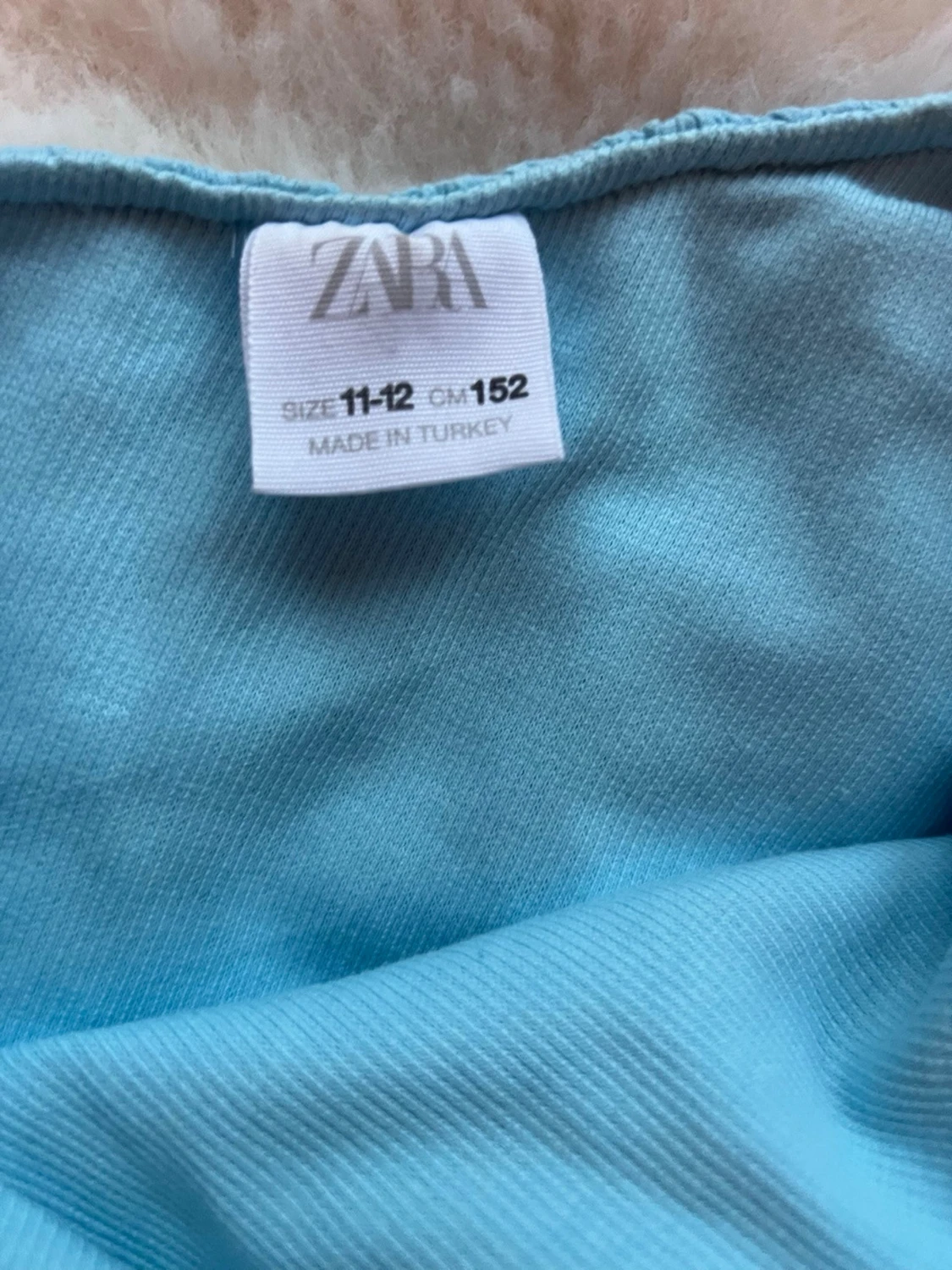 Blå offshoulder topp från Zara - 1