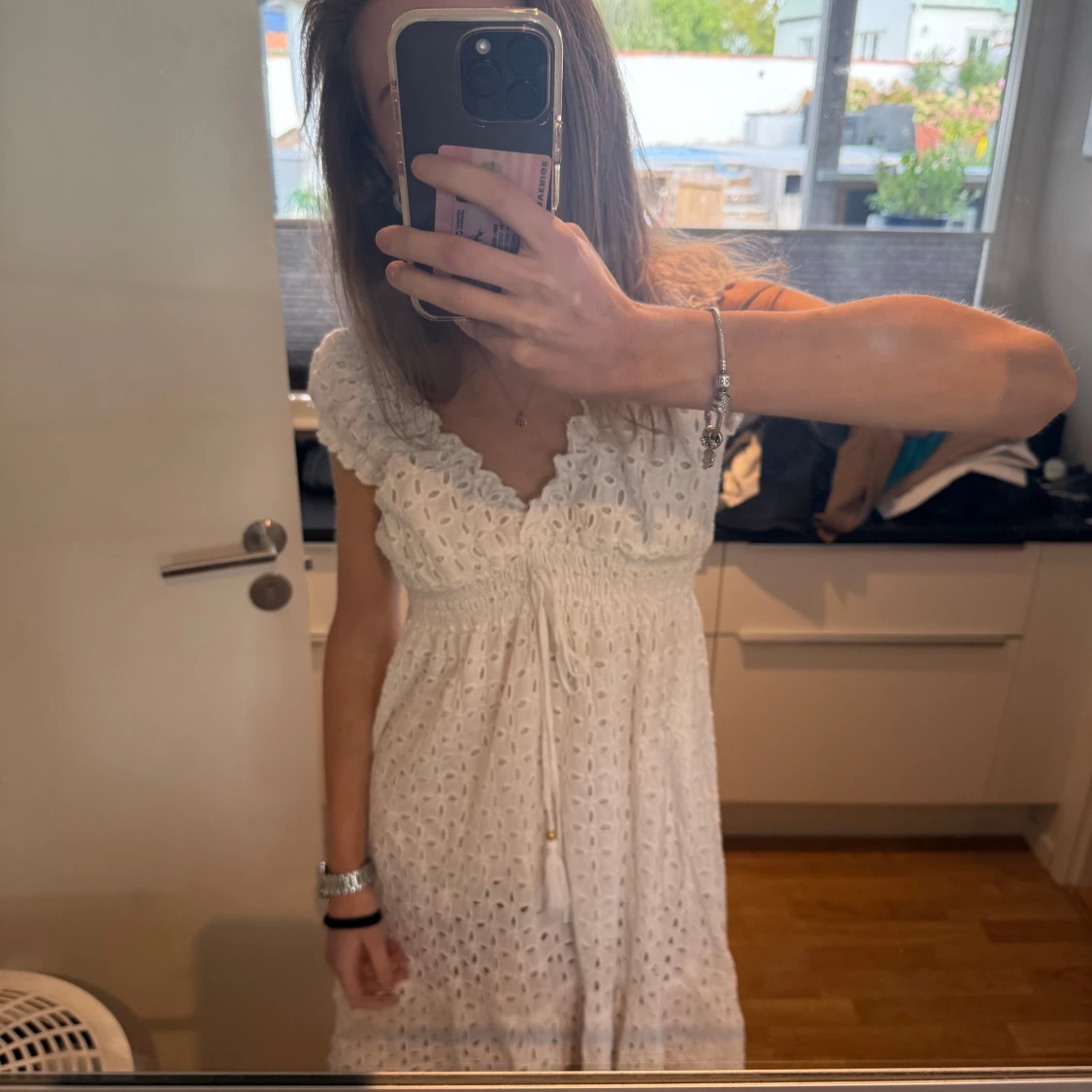 Vit kortklänning - 1