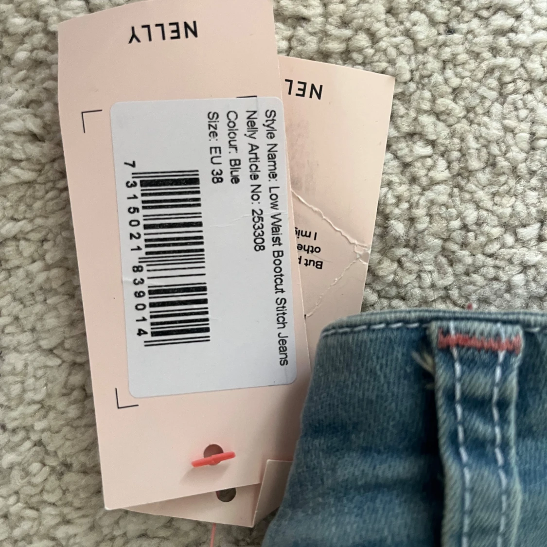 Ljusblå bootcut jeans från Nelly - 4