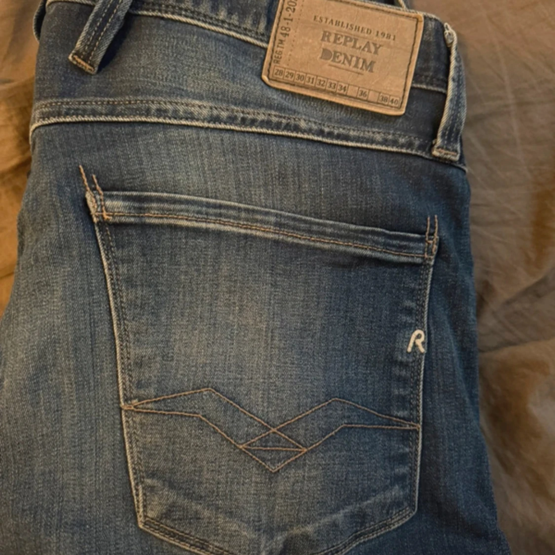 Blå Replay Anbass jeans  - 2