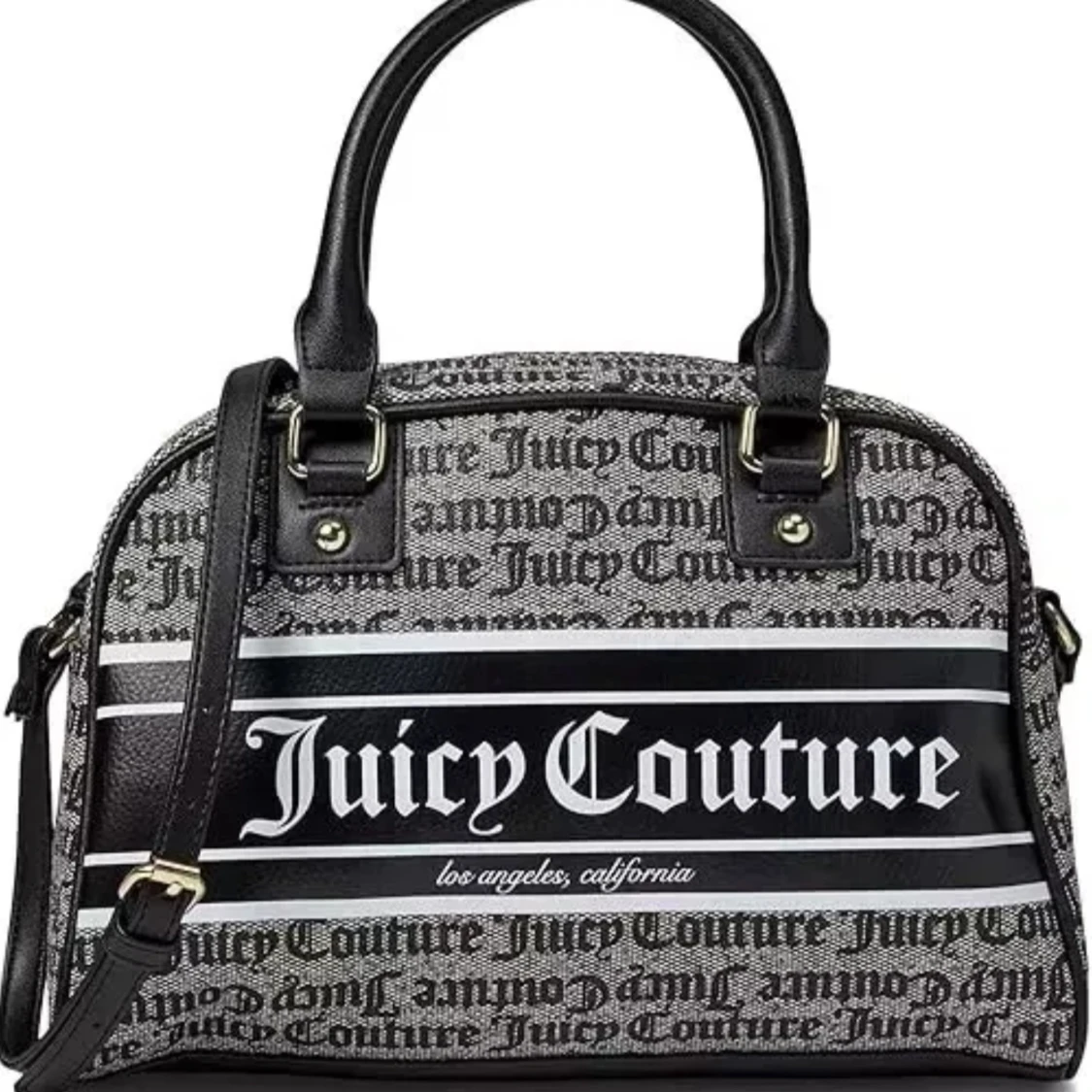Juicy Couture svartvit handväska