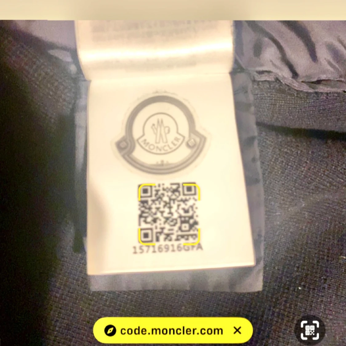 Mörkblå Moncler cardigan - 4