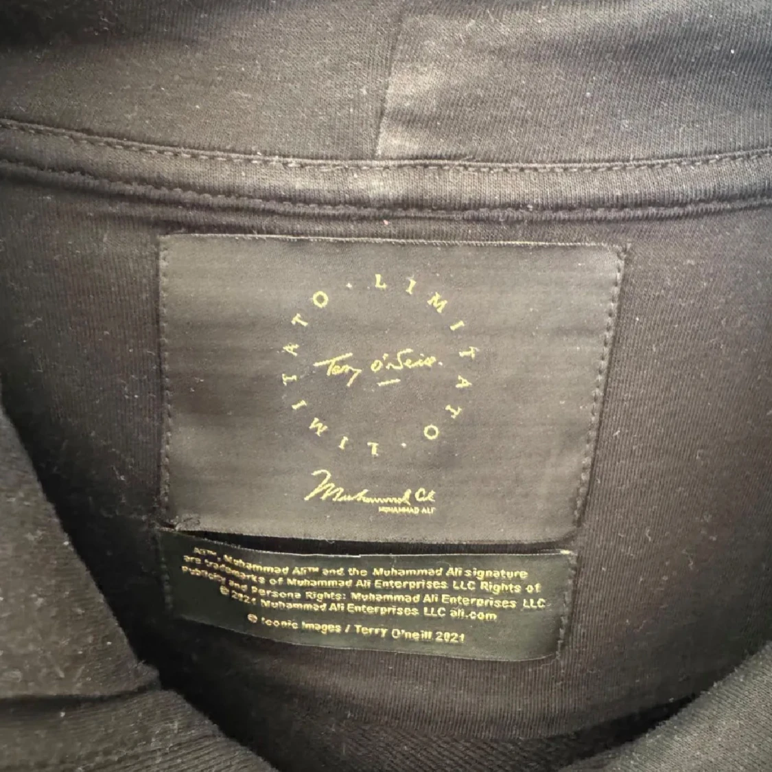 Svart hoodie Limitato x Muhammad Ali - 1