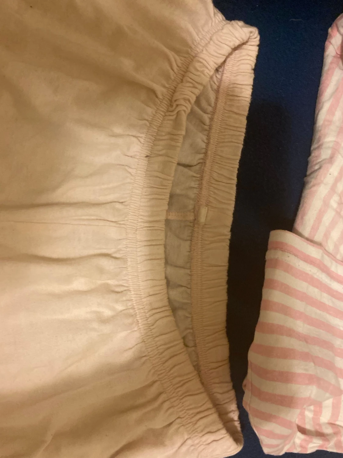 Ljusrosa pyjamas linne och shorts  - 3