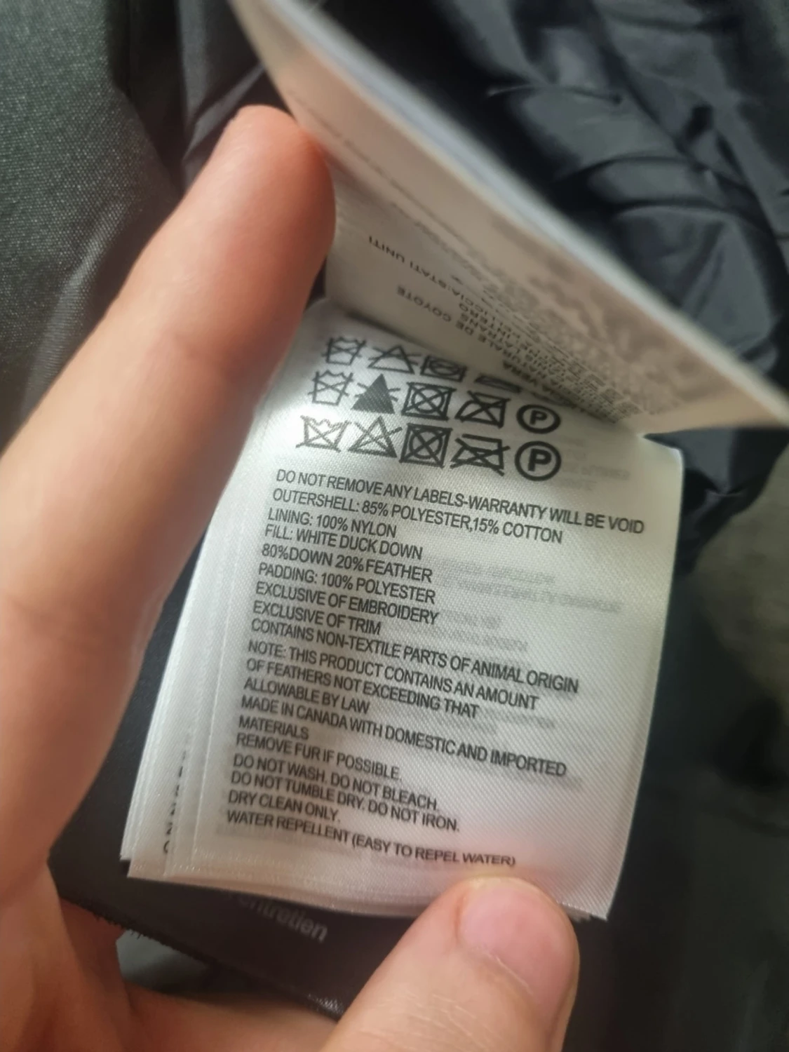 Canada Goose Wyndham Svart Black Label Ny - 6