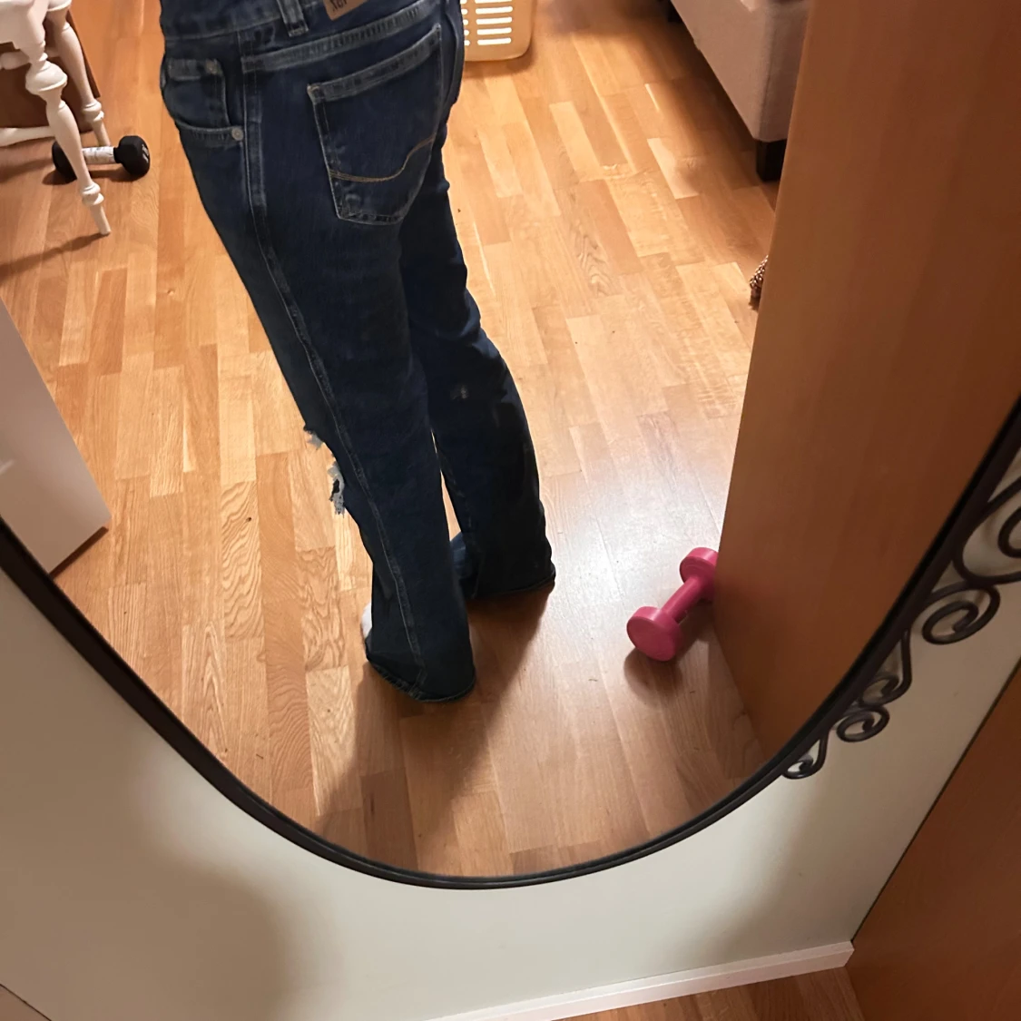 Blå bootcut jeans från lager 157 - 1